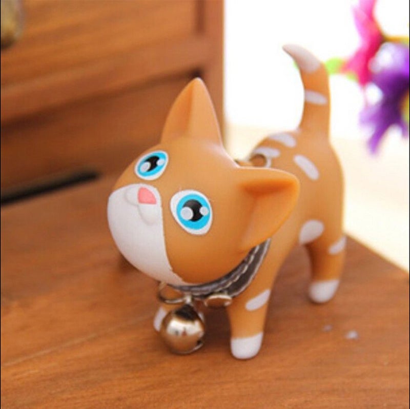 JOYJULY Cat Key Chain Kitten Keyrings for Car Key Chain Kawaii Adorable Bag Pendant Toy,Gift Idea for Girls, Women and Men - Image 2